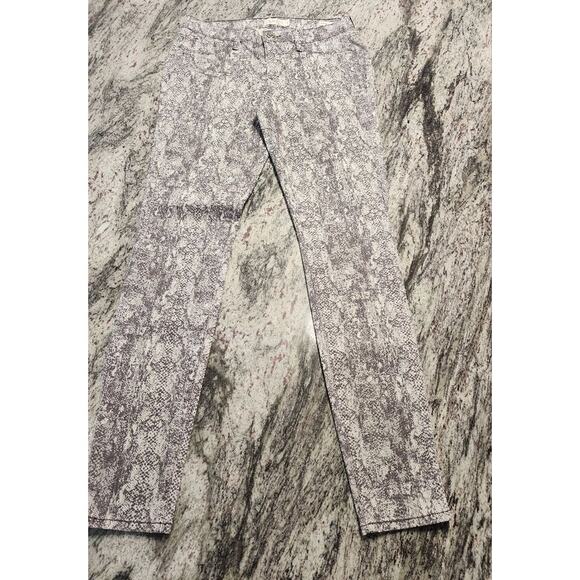 Jessica simpson python snakeskin kids me super skinny jeans‎ size 28 - Picture 1 of 9